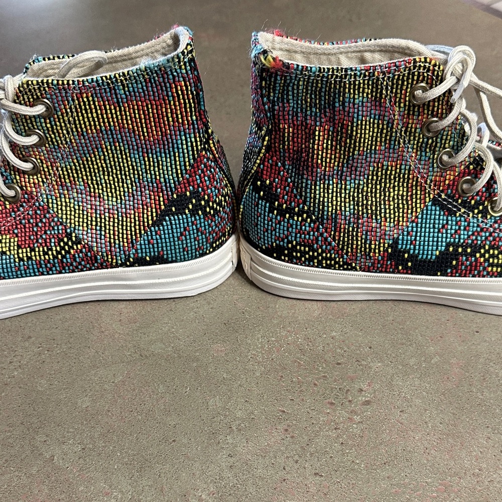 Rare Converse Chuck Taylor All Star Hi Multipanel W Size 10 Embroidered 🆕 - Picture 4 of 13